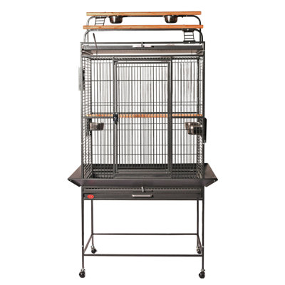 Large Play Top Cage Large Black