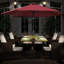 Martigues 2.5m Traditional Parasol with Lights-358898749