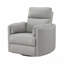 Fauteuil inclinable et pivotant en similicuir