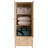 From the Tree Furniture Solid Wood Wardrobe – 2-Door Armoire with 2 Drawers, Unfinished Pine, 29.52″ W × 20.86″ D × 70.86″ H – Bedroom Closet Storage