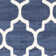Tapis bleu marine Ammundsen