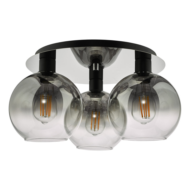 Anastazija Glass Semi Flush Mount