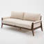 Hester moderne en tissu avec structure en bois robuste-1956846000