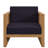 Teak Wood Outdoor Patio Armchair-546466695