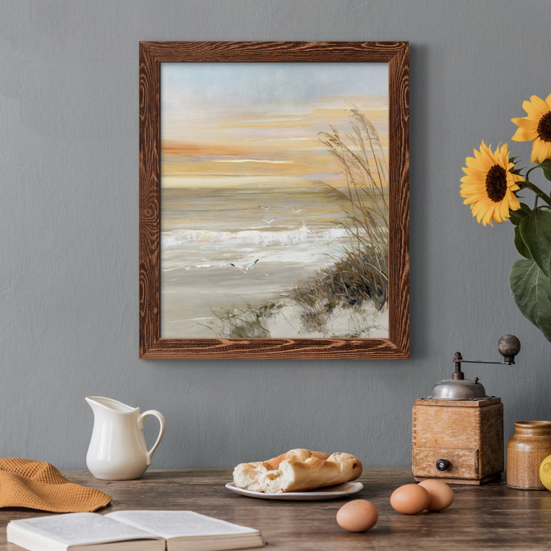 Summer Solstice - Peinture sur toile encadrée, Érable, H 37,5 po x l 27,5 po x P 1 po
