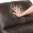 Hamisi 91.5" Transitional Polished Microfiber Manual Double Reclining Sofa with High-Density Foam Cushions & Metal Reinforced Seat-148472307