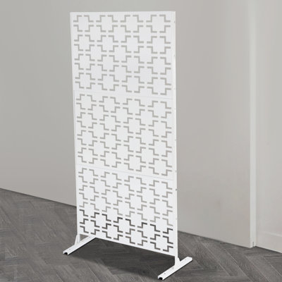 74.8"H Decorative Metal Privacy Screen for Indoors and Outdoors by FRONG