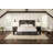 Oceant Farmhouse Full Size Bed Frame with 4 Drawers, Black-105504775-105504773