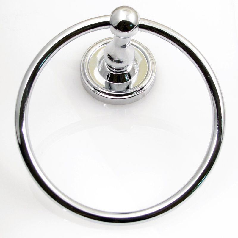 Midtowne Towel Ring, Chrome