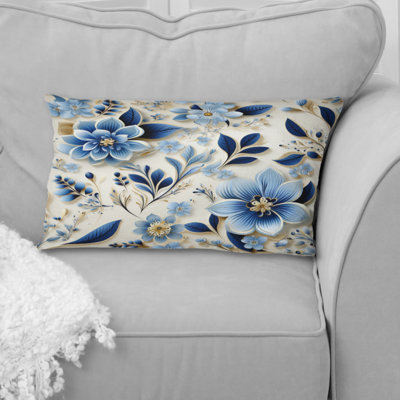 Floral Throw Pillow
