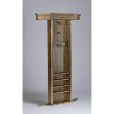 Heritage Wall Cue Rack Espresso