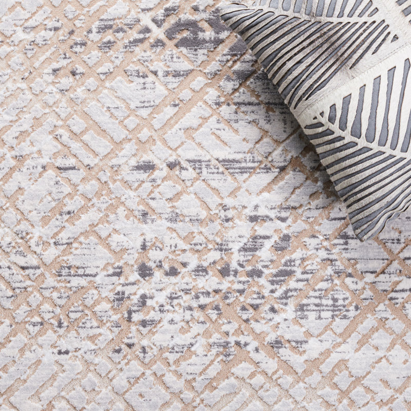 Amelia Performance Abstract Rug, Round 6'7"