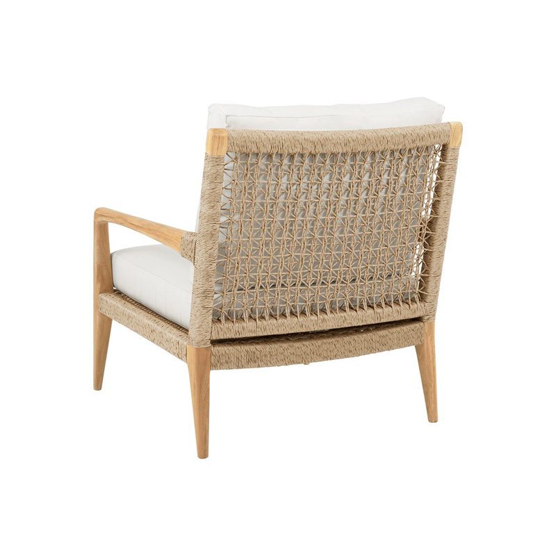 Barcelona Lounge Chai With Cushion, Canvas