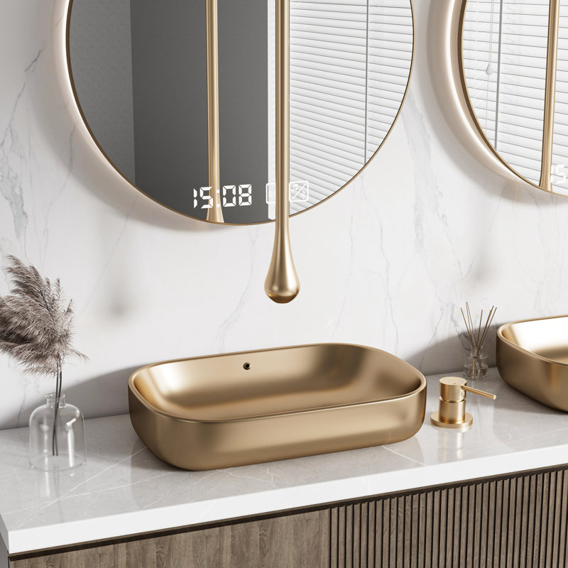 Single-handle Bathroom Faucet, Gold