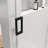 56" - 60" (W) X 76" (H) Frameless Soft-Closing Shower Door, 1/4" (6Mm) Tempered Glass Single Sliding With Explosion-Proof Film-123404502