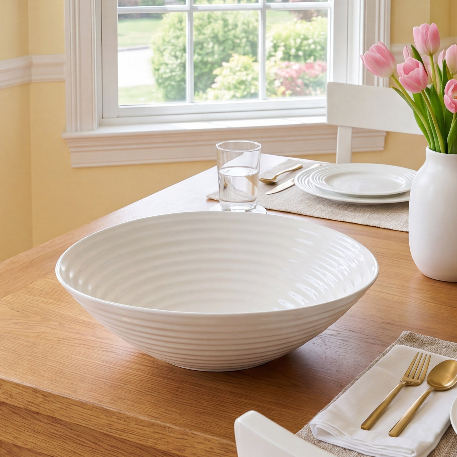 Sophie Conran White Porcelain Salad Bowl, Large