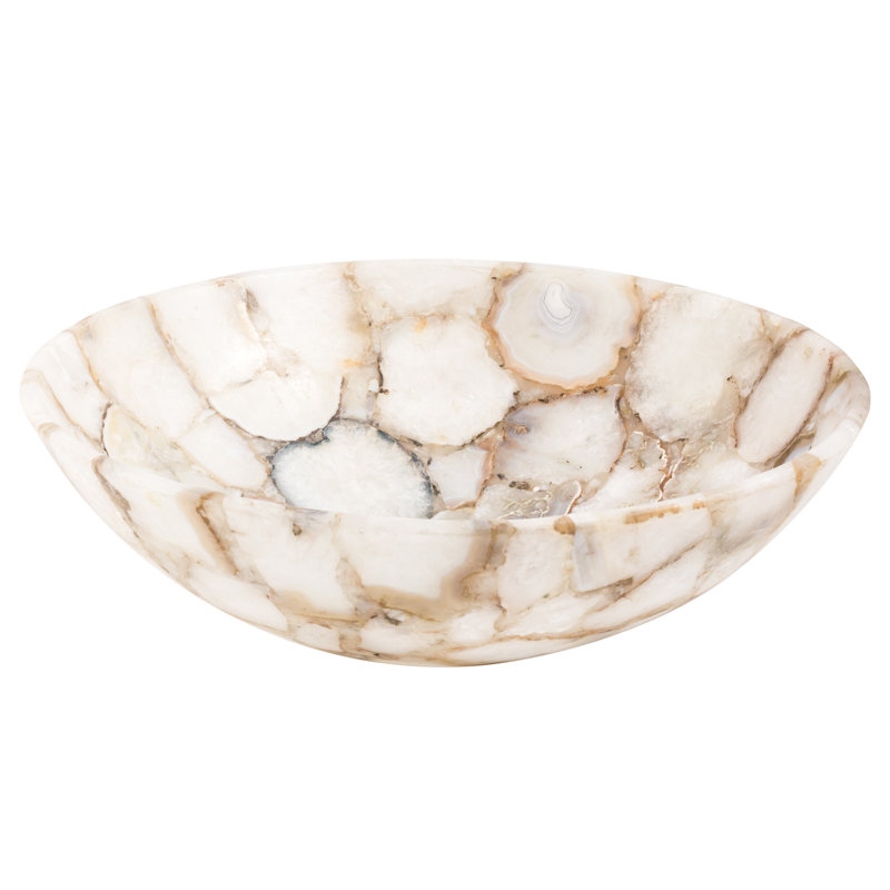 Belfry Bathroom Braydon 440 mm L x 440 mm W Stone Circular Sink