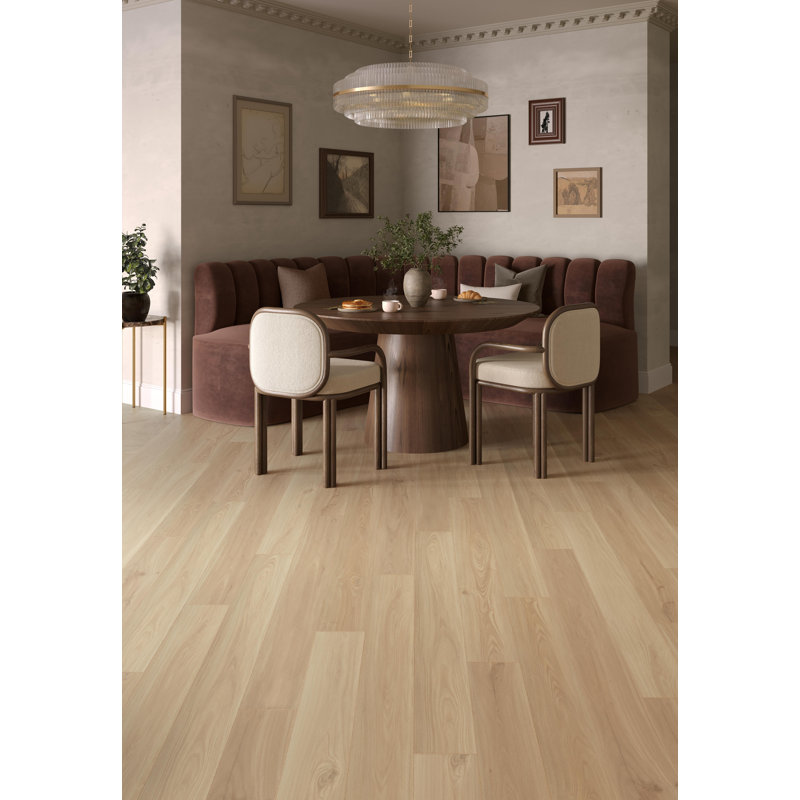 Planche en vinyle de luxe NEUF ADURA®Rigid avec Microban® Noble Oak 7 po x 60 po x 5,5 mm en feuille sèche avec couche d'usure de 20 mil