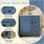 Charmant meuble-lavabo de 30 pouces d'inspiration française avec lavabo en céramique, 2 tiroirs et tablette réglable pour espaces compacts-445464309