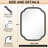 Marleth Modern Rectangular Bathroom Vanity Mirrors Mounted Wall Mirror High-Strength Tempered Glass-724522977-724522979