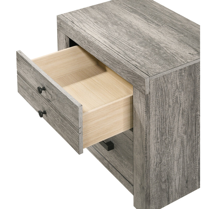 Table de chevet 1 pièce Rustic Charm