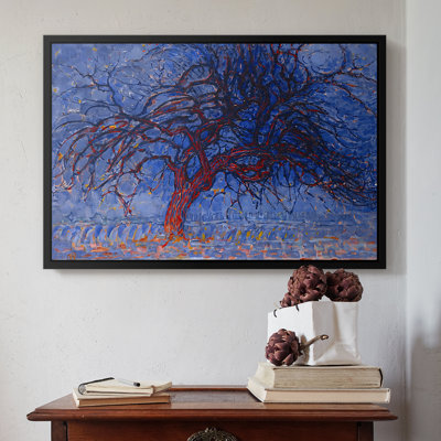 The Red Tree, 1909 - Piet Mondrian, toile tendue avec châssis