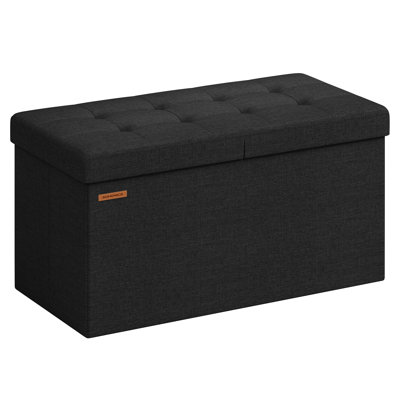 Ryelynn 76cm Wide Rectangle Cube Ottoman with Storage