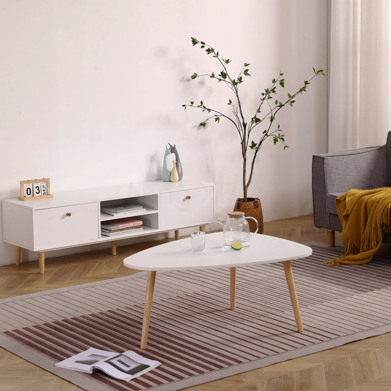Table basse en forme d'œuf