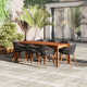 83'' Rectangular 8 - Person Outdoor Dining Set