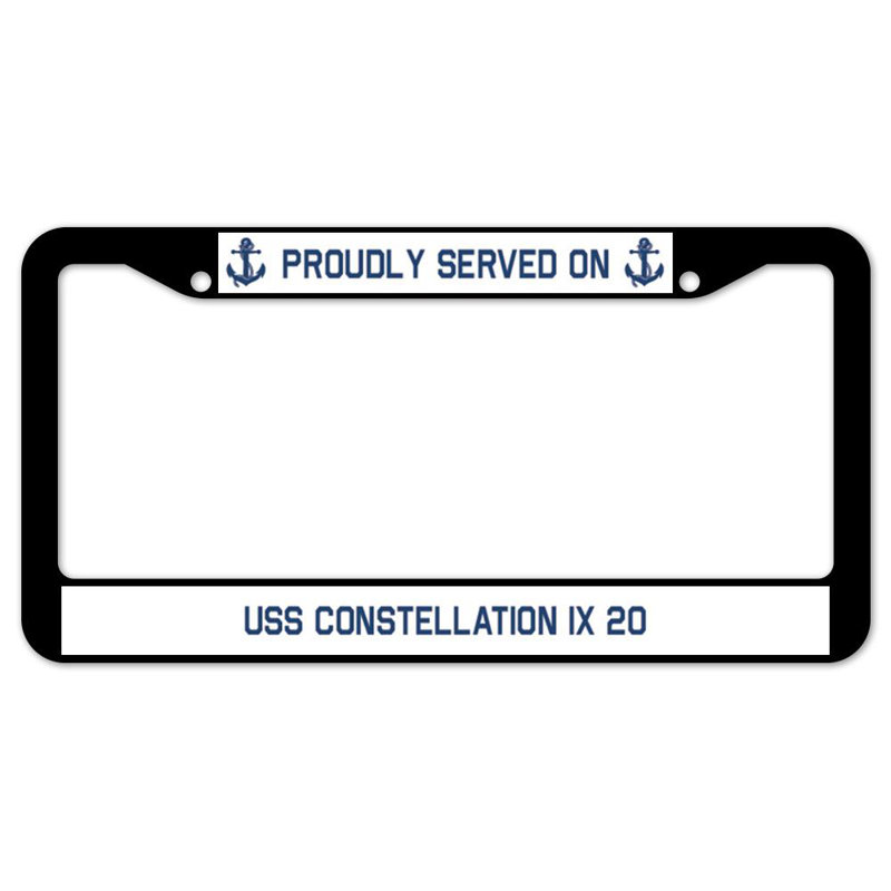Fièrement servi sur un cadre à 20 plaques USS CONSTALLATION ION