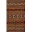 Tapis kilim 6 x 9 tissé à la main avec motifs géométriques complexes
