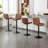 Double-Layer Upholstered Swivel Adjustable Height Bar Stool (Set of 4)-2069916368-2069916366