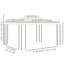 Pavillon de jardin crème blanc 10 pi x 13 pi - Abri à double toit pour patio, jardin, pelouse avec auvent, pour pelouse, utilisation