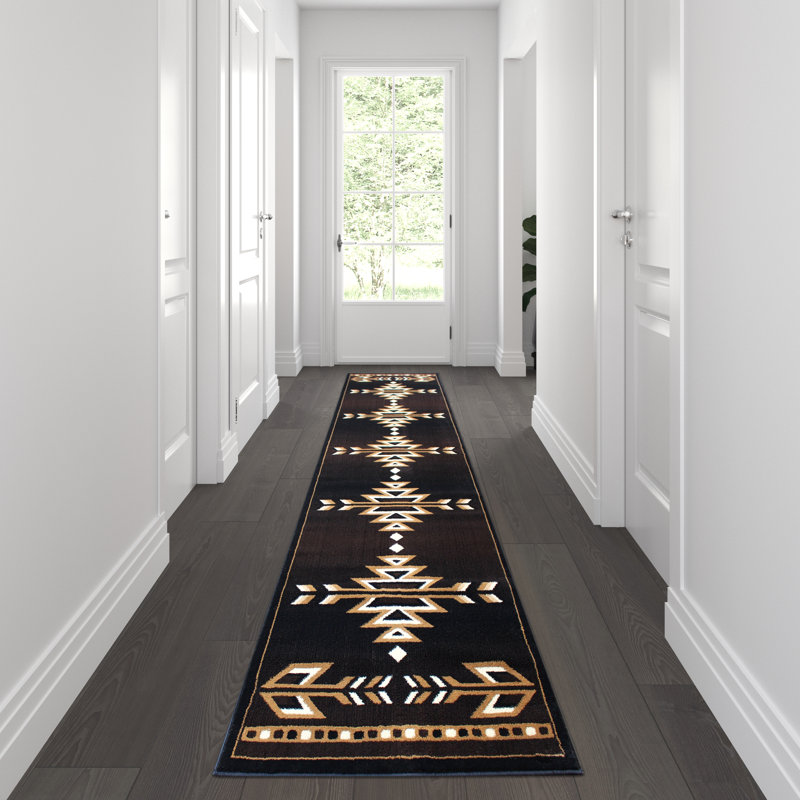 Byong Southwestern Style Area Rug, Runner 3' x 10'