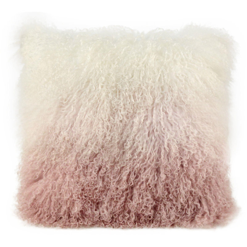 Coussin Winson, Rosé, H 15,75 po x l 15,75 po