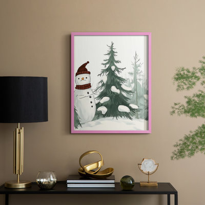 «Christmas Holiday», reproduction d'art encadrée CMXIV - Bois massif