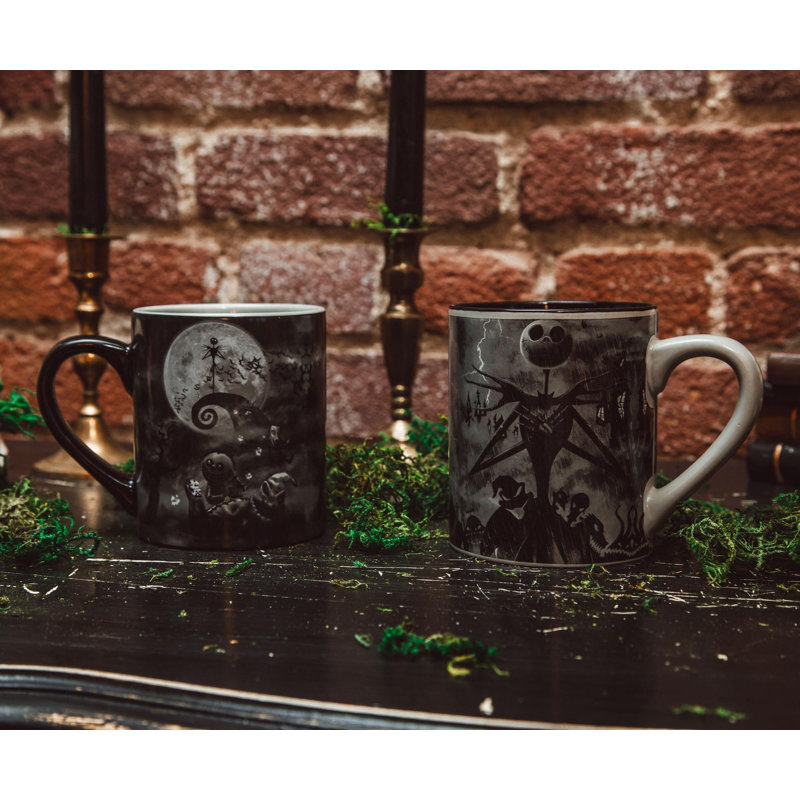 Tasses en céramique Disney «The Nightmare Avant Noël» | Ensemble de 2