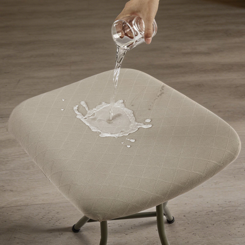 Ensemble de 6 housses de chaises de salle à manger extensibles, housses de coussin de chaise imperméables en jacquard, protecteurs de siège lavables amovibles, convient aux sièges de 14 à 17 po