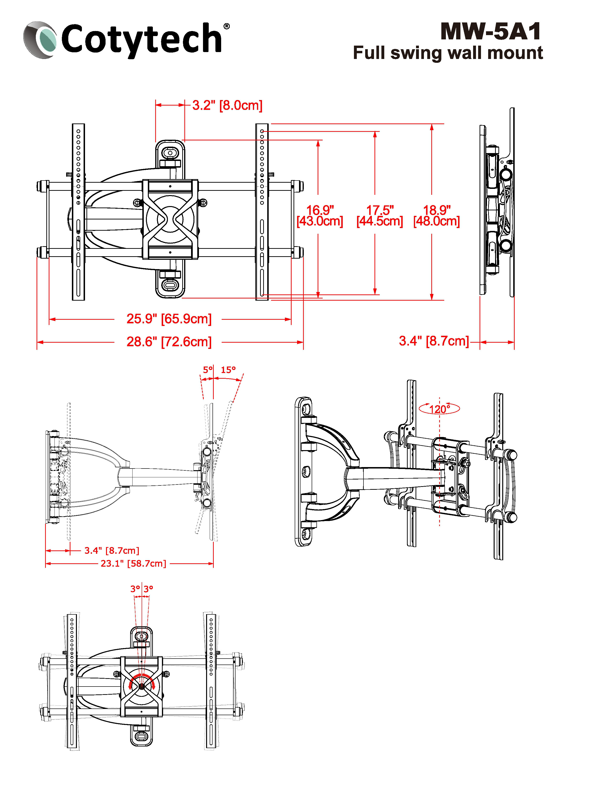 Dimensions du produit