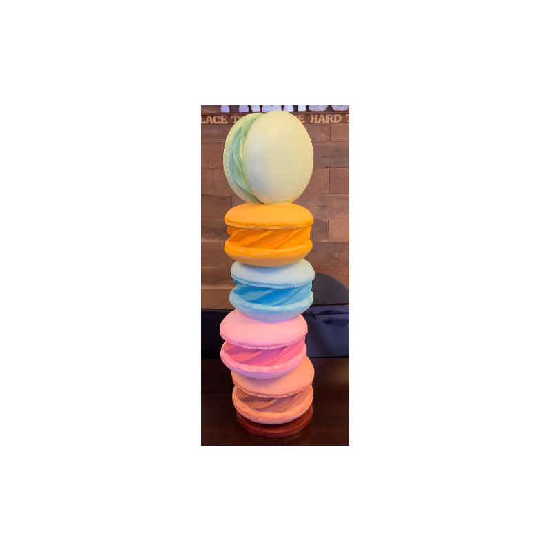 Jadiah Small Stacked Macroons Table Top Statue