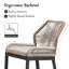 Tabouret de bar 24,8 po avec coussin de siège amovible-839506620