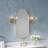 Essential Capsule Wall Mirror, Bathroom/Vanity Mirror with Frame-91696099-91696094