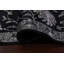 Tapis oriental multicolore à motif floral végétal noué à la main Versace 9X12