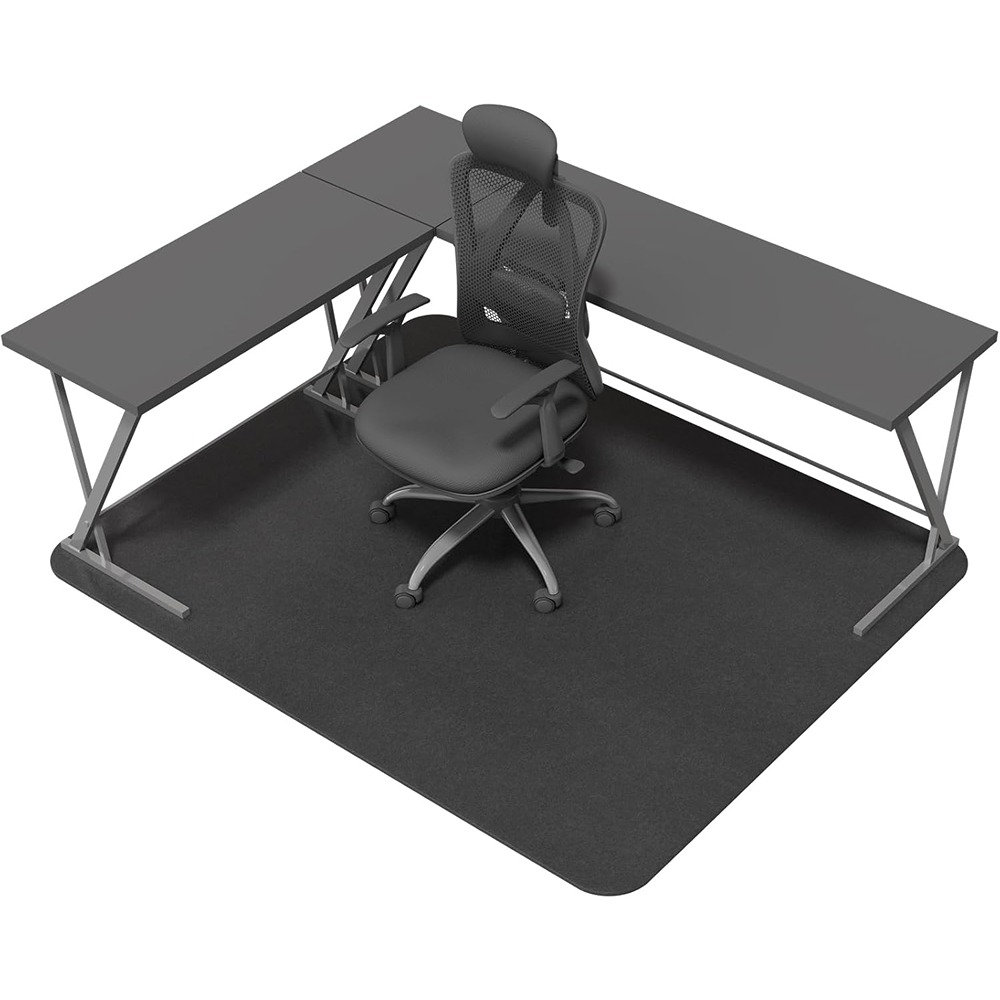 Office Chair Mats For Carpeted Floors, Studded Desk Floor - View #4