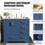Meuble-lavabo traditionnel 36 "avec lavabo en céramique-2111498474