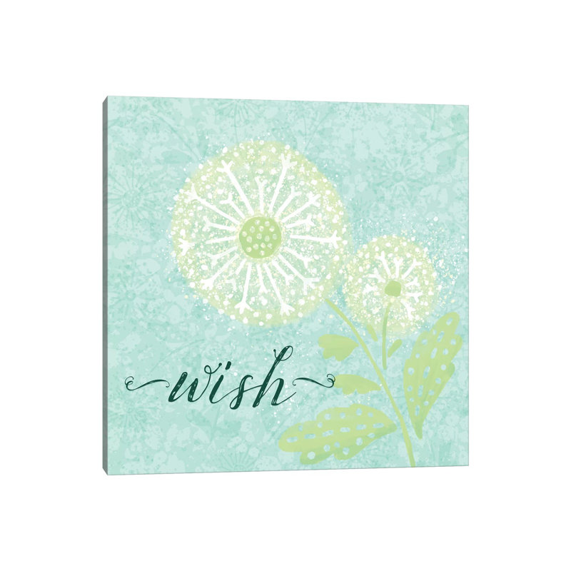 Dandelion Wishes III by Noonday Design - Wrapped Canvas Gallery-Wrapped Canvas Giclée, 30.48 cm H x 30.48 cm W