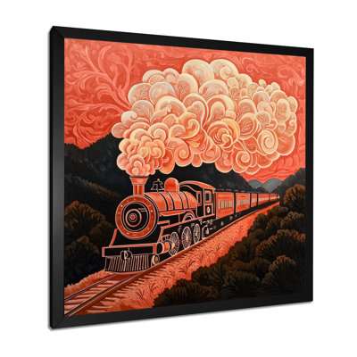 Trains Majestic Steam Powered Presence I - Train Wall Décor