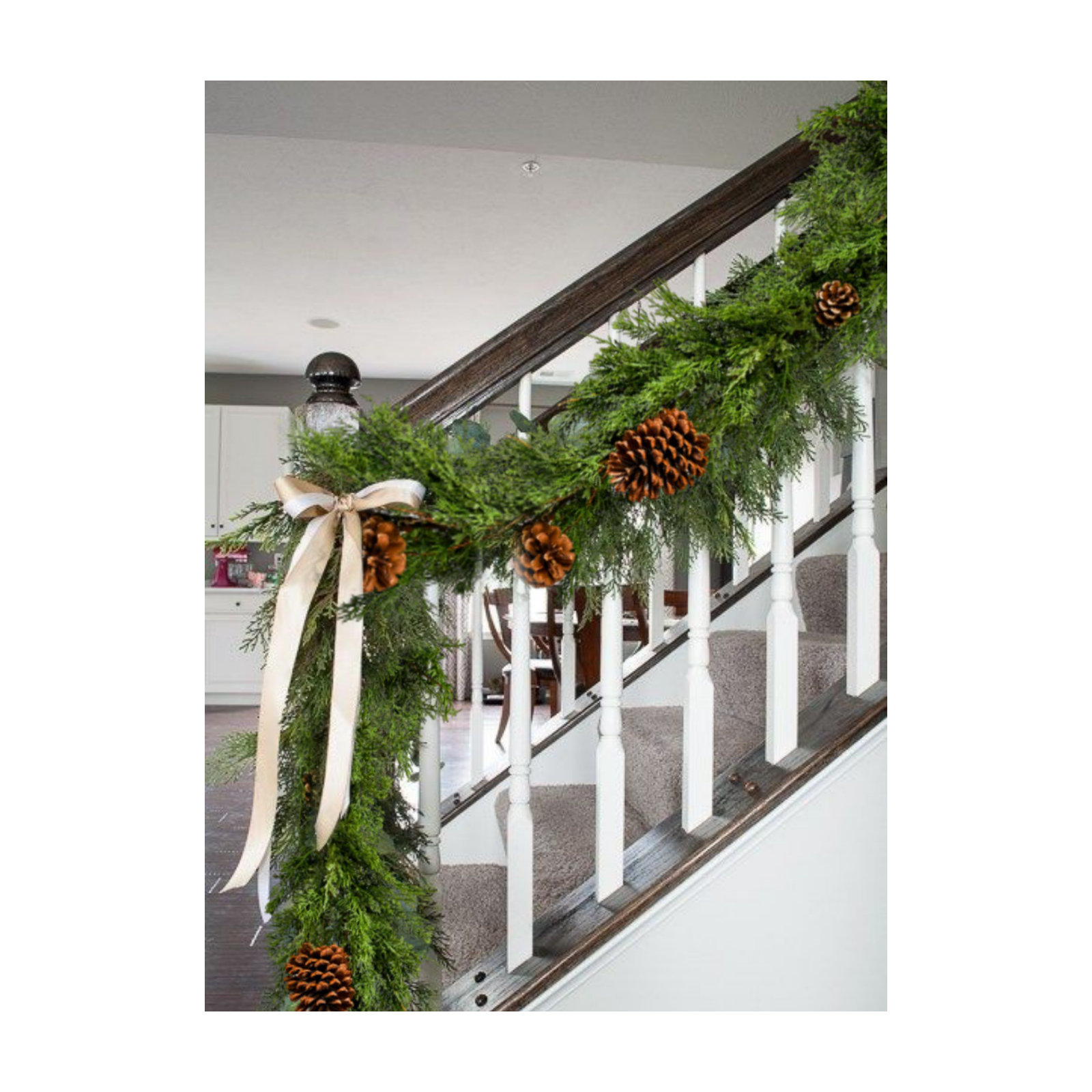 60'' in. Faux Pinecone Garland