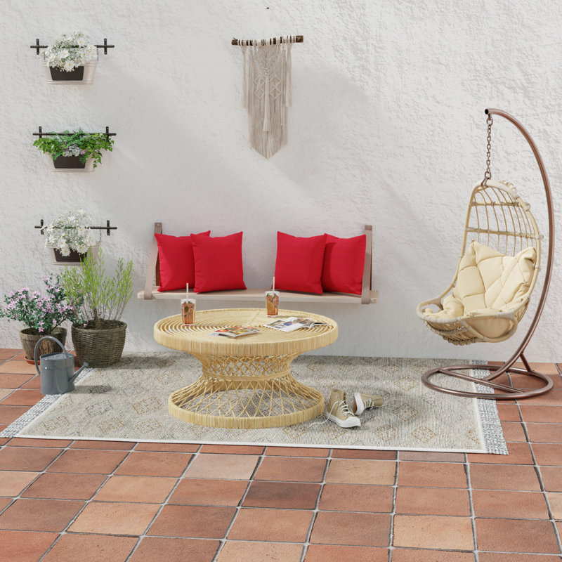 Sunbrella Outdoor Throw Pillow, Canvas Jockey Red Sunbrella®