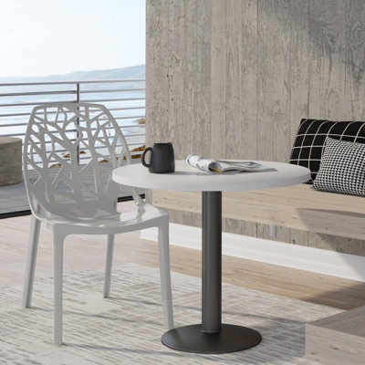 Chaise de salle à manger empilable légère pour l'intérieur et l'extérieur Edgington